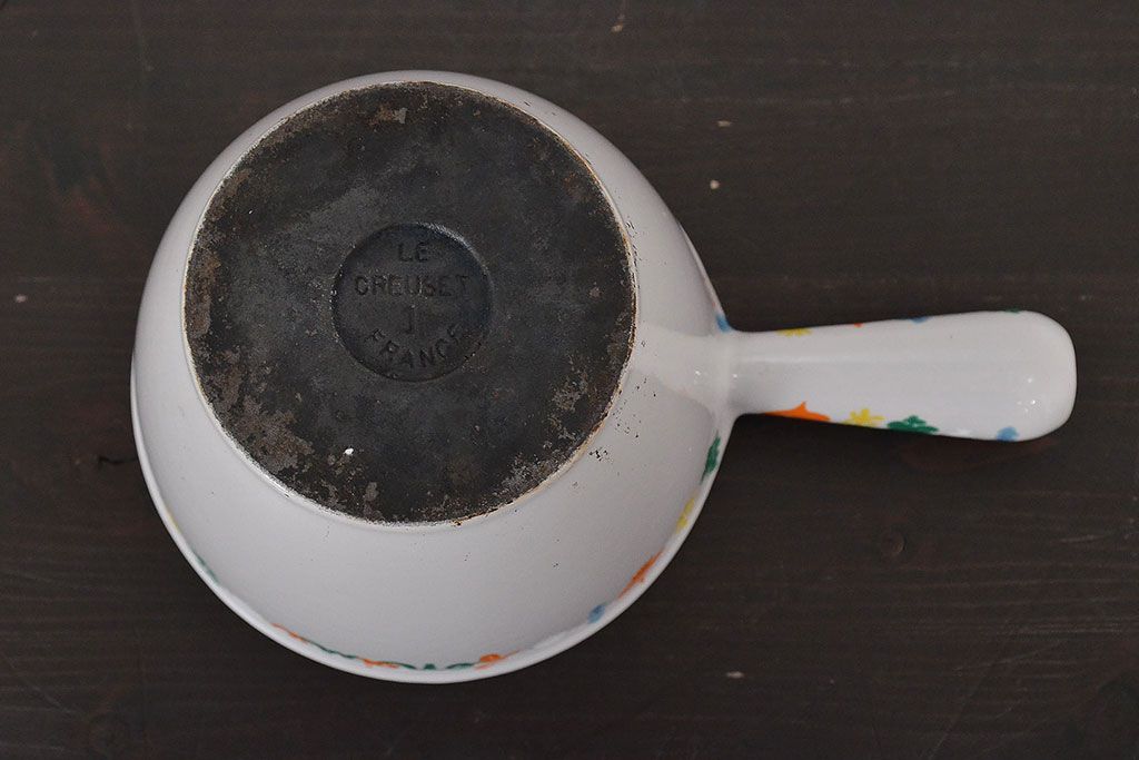 フランス　ルクルーゼ　ビンテージ　フォンデュ鍋(LE　CREUSET)(R-047156)