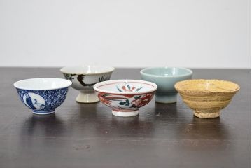 名工寄盃5客　陶山　善五郎　道八　六兵衛　蘇山(鈴木圭三商店)(R-047160)