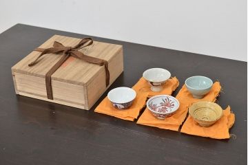 名工寄盃5客　陶山　善五郎　道八　六兵衛　蘇山(鈴木圭三商店)(R-047160)