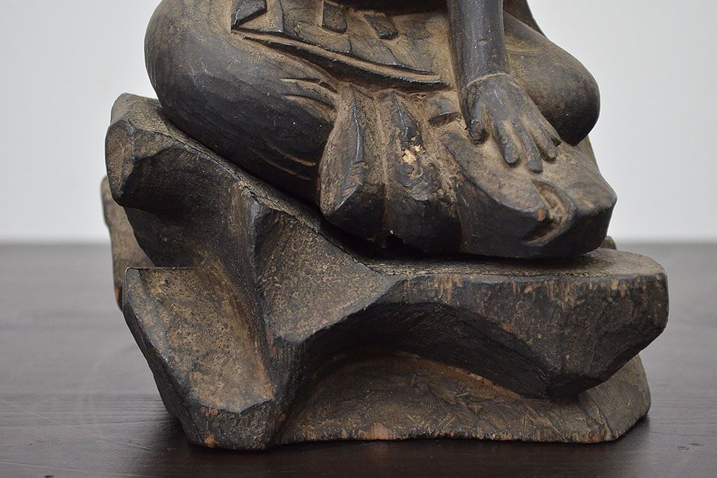 ❰古道具❱天然木彫り 小型で可愛らしい恵比寿様大黒様揃い お社付き 恵比寿大黒 大黒様 恵比寿様 木彫り - メルカリ