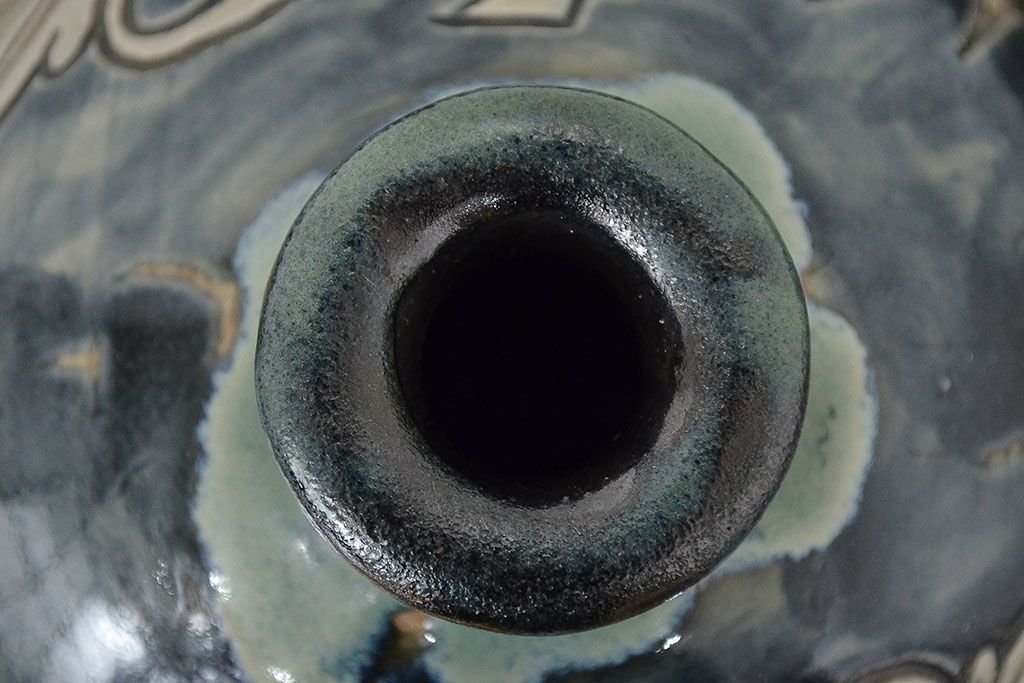 壺屋焼　金城敏男　花瓶など3点(魚文、金城次郎?、琉球)(R-047162)