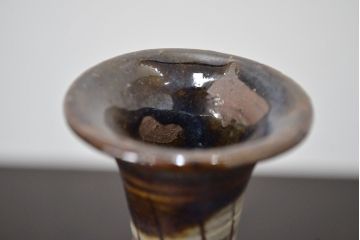 壺屋焼　金城敏男　花瓶など3点(魚文、金城次郎?、琉球)(R-047162)