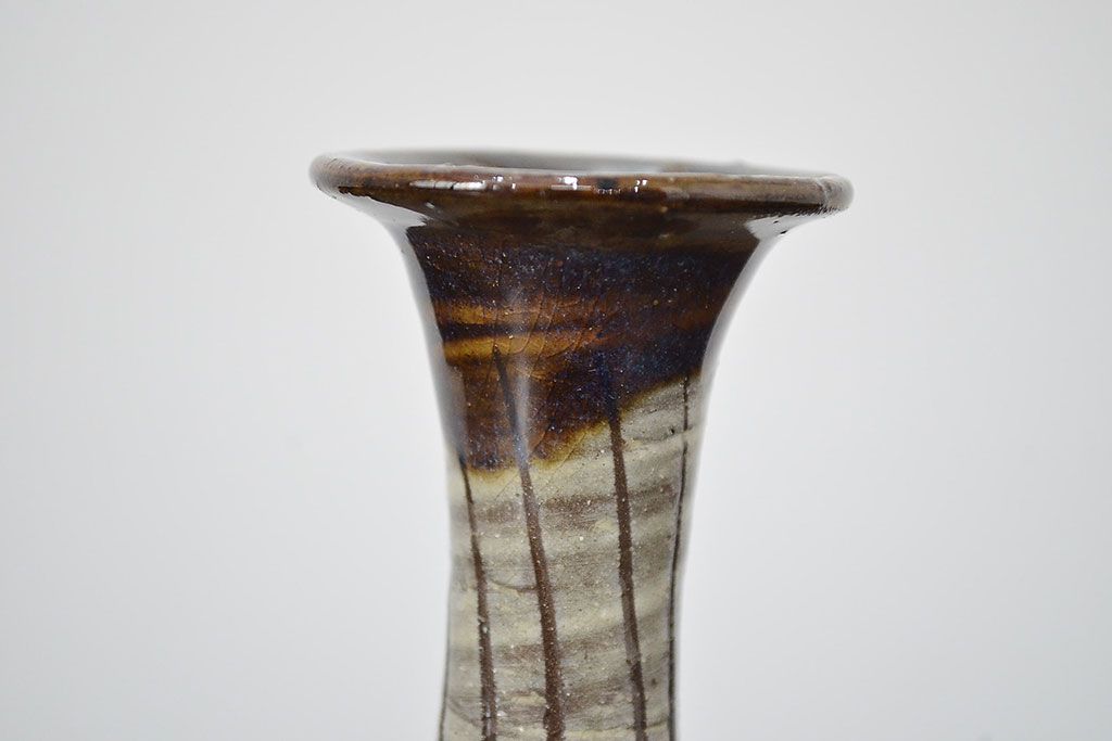 壺屋焼　金城敏男　花瓶など3点(魚文、金城次郎?、琉球)(R-047162)