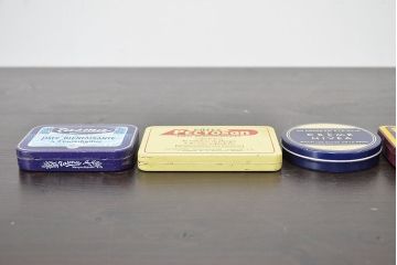 フランスビンテージ　ブリキ缶など23個(アンティーク、小物入れ)(R-047175)