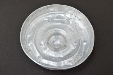 レトロ雑貨　昭和レトロ　丸いフォルムが愛らしい地球瓶(ガラス瓶、ガラスビン)(R-047179)