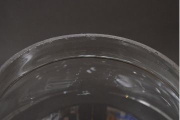 レトロ雑貨　昭和レトロ　丸いフォルムが愛らしい地球瓶(ガラス瓶、ガラスビン)(R-047179)
