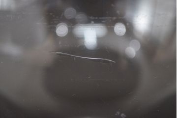 レトロ雑貨　昭和レトロ　丸いフォルムが愛らしい地球瓶(ガラス瓶、ガラスビン)(R-047179)