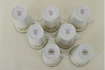 古い　ノリタケ　Noritake　ミルクポット・シュガーポット・カップなど12点(クリーマー、洋食器、日本陶器)(R-047183)