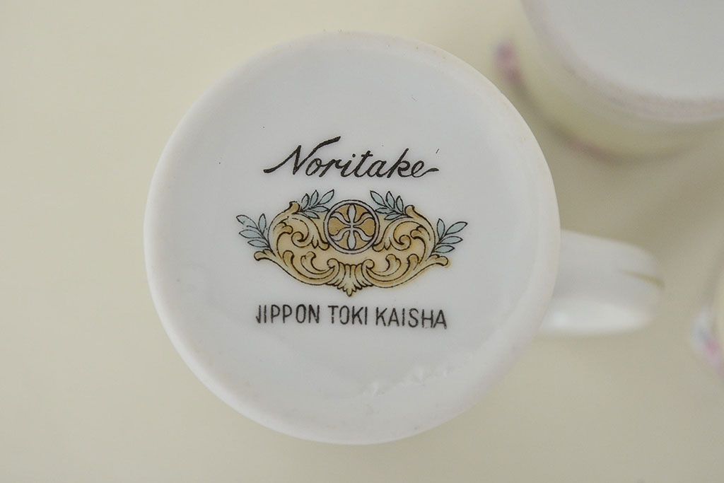 古い　ノリタケ　Noritake　ミルクポット・シュガーポット・カップなど12点(クリーマー、洋食器、日本陶器)(R-047183)