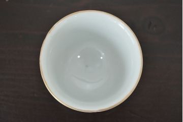 明治期　九谷焼　人参図　色絵　猪口6個(和食器、向付)(R-047185)