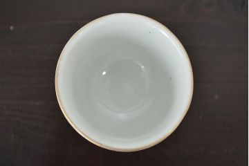 明治期　九谷焼　人参図　色絵　猪口5個(和食器、向付)(R-047186)