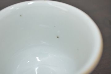 明治期　九谷焼　人参図　色絵　猪口5個(和食器、向付)(R-047186)