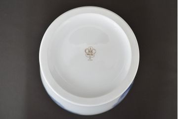 大倉陶園　ブルーローズ　金蝕バラ　花瓶2点セット　定価91,800円(花器、フラワーベース)(R-047188)