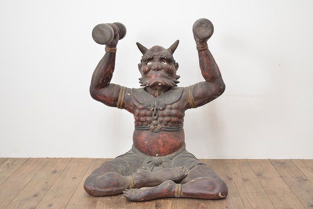 古い 木彫 聖人像 古美術 古道具 アンティーク オブジェ 古い石膏裸婦像 オブジェ 置物 アート 芸術 美術 レトロ 古道具