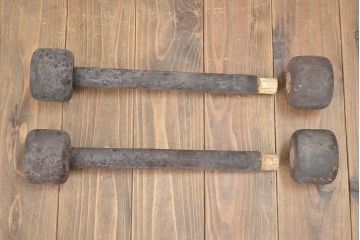 古い　木彫鬼(置物、彩色、彫刻、仏教美術)(R-047196)