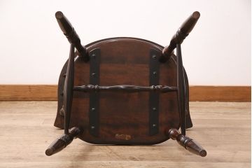 ヴィンテージ　松本民芸家具　座り心地の良さが魅力の#91型キャプテンチェア(アームチェア、椅子、ビンテージ)(R-047206)