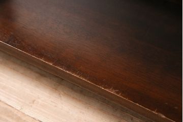 中古　松本民芸家具　#117型　和モダンスタイルには欠かせない!格子がお洒落な書棚(飾り棚、本棚、オープンラック)(R-047210)