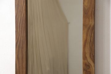 中古　海外輸入家具　縦長の鏡が印象的!アジアンテイストなデザインがお洒落な鏡台(鏡、ドレッサー)(R-047216)
