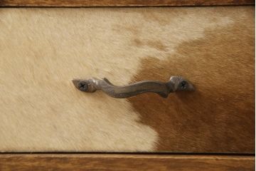 中古　海外輸入家具　縦長の鏡が印象的!アジアンテイストなデザインがお洒落な鏡台(鏡、ドレッサー)(R-047216)