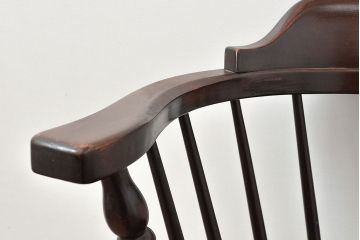 ヴィンテージ　松本民芸家具　座り心地の良さが魅力の#91型キャプテンチェア(アームチェア、椅子、ビンテージ)(R-047220)
