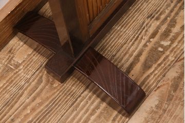 中古　民芸家具　高級品!見た目にも涼やかな桑材製の衝立(葦戸、よし戸、パーテーション)(R-047232)