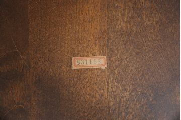 中古　北海道民芸家具　リメイク　当店ペイントで可愛らしく仕上げた小さなチェア(子供椅子)(R-047235)