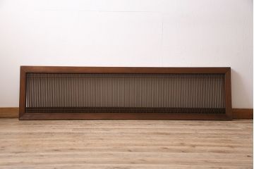 アンティーク建具　細い桟が上品な雰囲気の欄間(明かり取り、明り取り)(R-047257)