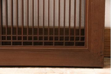 アンティーク建具　細い桟が上品な雰囲気の欄間(明かり取り、明り取り)(R-047257)