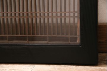アンティーク建具 組子がお洒落な雰囲気を高めてくれる筬欄間(オサランマ、明り取り、建具)(R-047260)