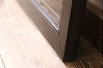 アンティーク建具 組子がお洒落な雰囲気を高めてくれる筬欄間(オサランマ、明り取り、建具)(R-047260)