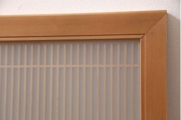 昭和レトロ　上質な和の空間づくりが叶う、3種類の組子入りの欄間(明り取り、建具)(R-047261)