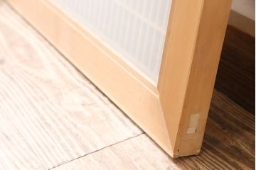 昭和レトロ　上質な和の空間づくりが叶う、3種類の組子入りの欄間(明り取り、建具)(R-047261)