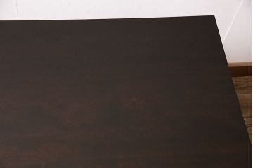 ビンテージ　松本民芸家具　挽き物の脚が目を引くクラシカルなダイニングテーブル(食卓)(R-047263)