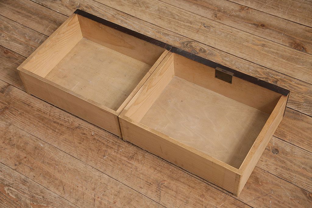 和製アンティーク　大正ロマンな雰囲気漂う上手物の本箱(ブックケース、収納棚、戸棚)(R-047268)