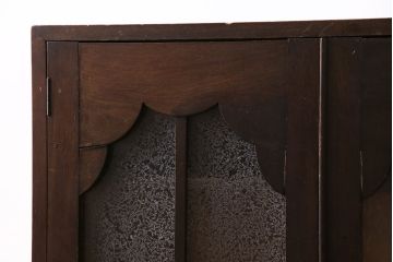 和製アンティーク　大正ロマンな雰囲気漂う上手物の本箱(ブックケース、収納棚、戸棚)(R-047268)