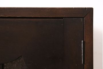 和製アンティーク　大正ロマンな雰囲気漂う上手物の本箱(ブックケース、収納棚、戸棚)(R-047268)