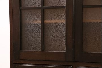 和製アンティーク　大正ロマンな雰囲気漂う上手物の本箱(ブックケース、収納棚、戸棚)(R-047268)