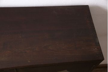 和製アンティーク　大正ロマンな雰囲気漂う上手物の本箱(ブックケース、収納棚、戸棚)(R-047268)