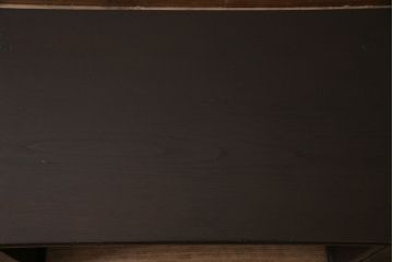 和製アンティーク　深さの違う引き出しが3杯付いた、総栗材製の文机(座卓、両袖机、ローテーブル、センターテーブル)(R-047273)