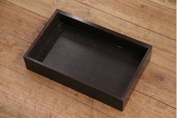 和製アンティーク　シックな佇まいが魅力的な花梨材製の茶棚(茶箪笥、収納棚、飾り棚、カリン材)(R-047276)