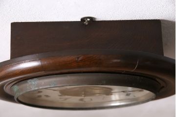 アンティーク時計　8DAY CLOCK　お洒落なディスプレイとして活躍してくれる赤菱式改良掛時計(柱時計、壁掛け時計、ディスプレイ時計)(R-047277)