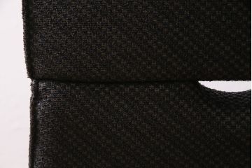 中古　富士ファニチア(富士ファニチュア、フジファニチュア、FUJI FURNITURE、富士ファニチャー)　布Aタイプ　北欧スタイルに活躍するオーク材製のアームレスチェア(定価約4万5千円)(ダイニングチェア、椅子)(R-047284)