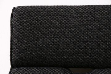 中古　富士ファニチア(富士ファニチュア、フジファニチュア、FUJI FURNITURE、富士ファニチャー)　布Aタイプ　北欧スタイルに活躍するオーク材製のアームレスチェア(定価約4万5千円)(ダイニングチェア、椅子)(R-047285)