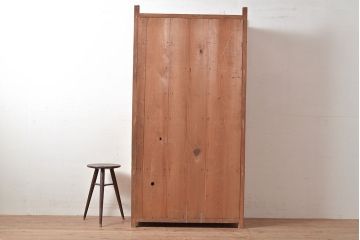 【簡易リペア限定品】和製アンティーク　昭和中期　素朴な佇まいが趣溢れるオープンラック(シェルフ、収納棚、飾り棚、ウッドラック)(R-047293)