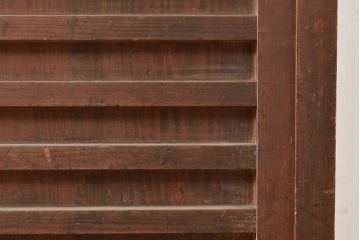 和製アンティーク　和モダンな空間づくりに活躍する、ヒノキ材製の収納箪笥(水屋箪笥、キャビネット)(R-047307)