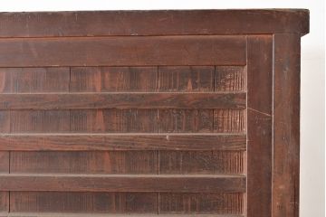 和製アンティーク　和モダンな空間づくりに活躍する、ヒノキ材製の収納箪笥(水屋箪笥、サイドボード)(R-047308)