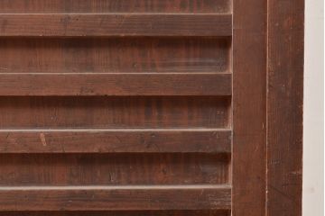 和製アンティーク　和モダンな空間づくりに活躍する、ヒノキ材製の収納箪笥(水屋箪笥、サイドボード)(R-047309)