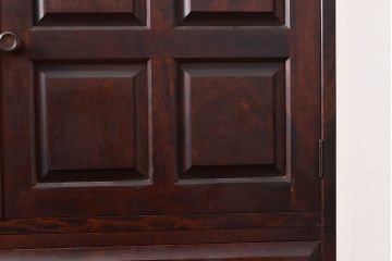 中古　北海道民芸家具　衣装盆付き　和洋どちらの空間にも合わせやすい3段重ねの洋服タンス(衣装箪笥、着物タンス、チェスト)(R-047312)