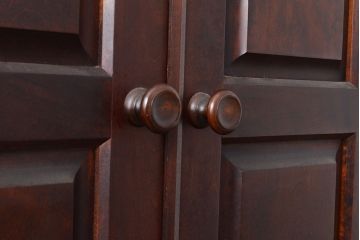 中古　北海道民芸家具　衣装盆付き　和洋どちらの空間にも合わせやすい3段重ねの洋服タンス(衣装箪笥、着物タンス、チェスト)(R-047312)