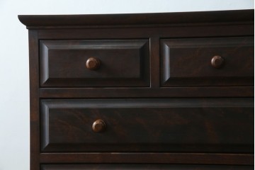 和製ヴィンテージ　民芸家具　モダンな佇まいが魅力的な松本民芸家具風のチェスト　(R-047314)